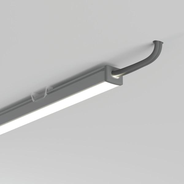 Klarer LED Profil Clip für unsichtbare Fixierung